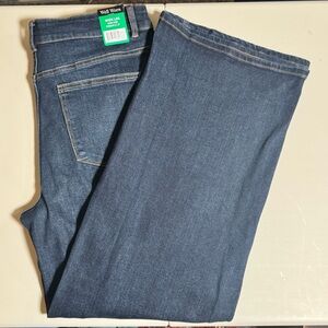 Well Worn Men's Dark Blue Bootcut Jeans
